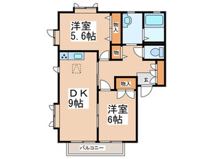 グランパルクＤの物件間取画像